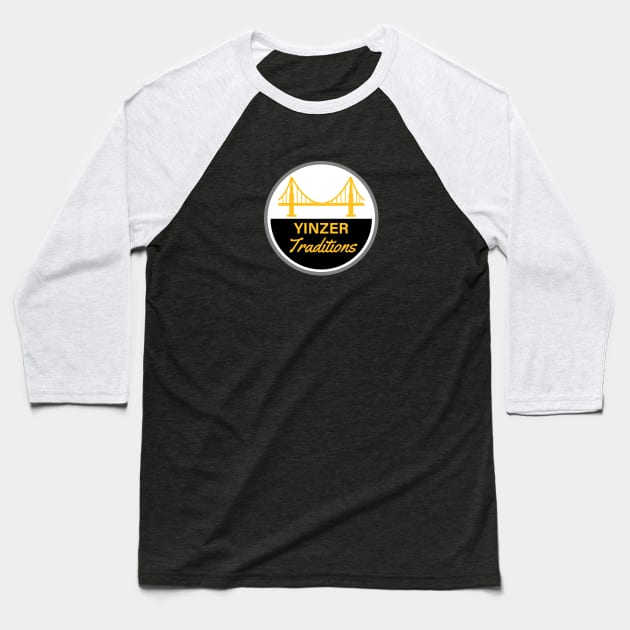 Yinzer Traditions Bridge Patch Baseball T-Shirt by YinzerTraditions